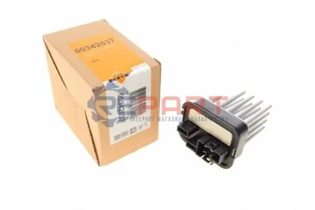 Резистор вентилятора пічки Opel Astra G/H/Combo 98- NRF 342037 Купити в Україні