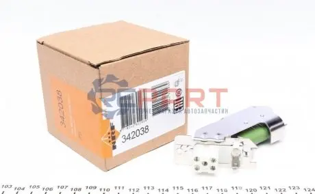 Резистор вентилятора пічки Opel Astra F/Vectra A 91- NRF 342038 Купити в Україні