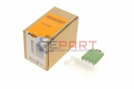 Фото Реостат пічки MB Sprinter CDI/VW LT 96-06/VW Caddy 03- (4 контакта) NRF (342067) зображення 1