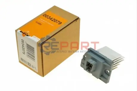 Резистор вентилятора пічки Kia Magentis/Sorento/Hyundai Santa Fe/Sonata 2.0-3.5 02- NRF 342079 Купити в Україні