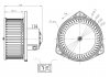Вентилятор пічки NRF 34303 (фото 1)