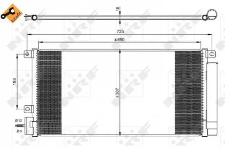 Конденсатор, кондиционер NRF 350067