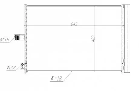 Автозапчасть NRF 350457