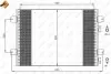 Радиатор кондиционера NRF (35542) изображение 1