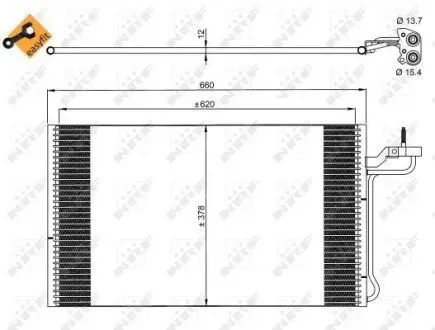 Конденсатор, кондиционер NRF 35882