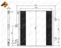Радиатор кондиционера NRF (35901) изображение 1