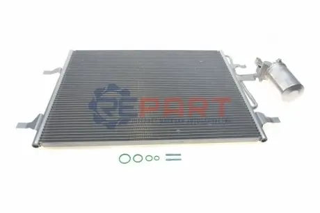 Фото Радіатор кондиціонера (з осушувачем) Volvo S60 II/V60/V70 III/XC60 I/XC70 II 1.5-3.2 08- NRF (35930) зображення 1