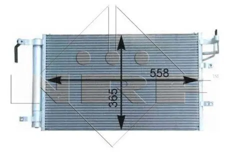 Радиатор кондиционера NRF 35982 Купить в Украине