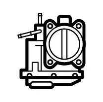 Воздушная заслонка CHEVROLET COBALT, HHR FIAT CROMA OPEL ASTRA G, SPEEDSTER, VECTRA B, VECTRA C, VECTRA C GTS, ZAFIRA A, ZAFIRA B SAAB 9-3 2.0/2.0ALK/2.2 02.98 NRF 408092