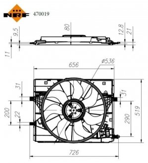 Автозапчасть NRF 470019