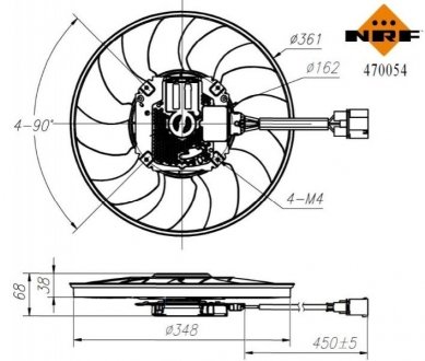 Автозапчасть NRF 470054