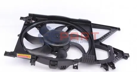 Фото Вентилятор радіатора Opel Combo 01- (з дифузором) NRF (47012) зображення 1