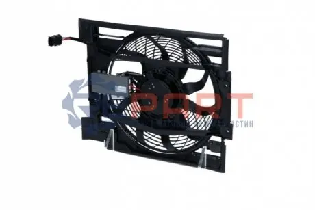 Фото Вентилятор охолодження двигуна BMW 5 (E39) 2.0-4.9 95-04 M51/M52/M54/M62/S62 (з дифузором) NRF (47211) зображення 1