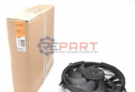 Фото Вентилятор радіатора (електричний) Citroen Jumpy/ Fiat Scudo 1.6-2.0 HDI 07- (9 лопастей) NRF (47223) зображення 1