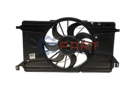 Вентилятор радіатора Ford Focus 1.4/1.6 04-12/Mazda 1.3/1.6 03-09 (з дифузором) NRF 47266 Купити в Україні