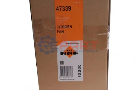 Фото Вентилятор радіатора (електричний) Citroen Berlingo 1.2-Electric 00- NRF (47339) зображення 1