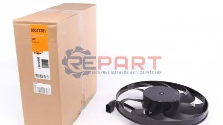 Фото Вентилятор радіатора (електричний) VW Caddy III 1.9/2.0 TDI 04- (d=295) NRF (47381) зображення 1