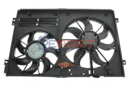 Фото Вентилятор радіатора VW Caddy 1.9/2.0TDI 295mm (з дифузором) NRF (47387) зображення 1