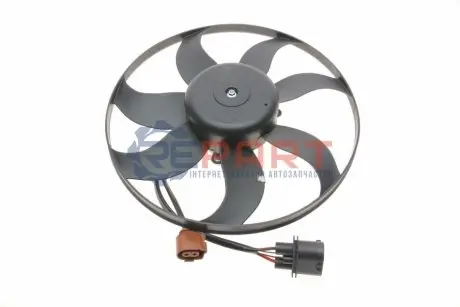 Фото Вентилятор радіатора (електричний) Audi A3/Skoda Octavia/VW Caddy/Golf V/VI/Passat 1.2-3.6 03- NRF (47389) зображення 1