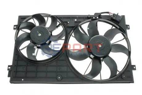 Фото Вентилятори радіатора (електричні) VW Caddy 04-11 (дифузором) NRF (47394) зображення 1