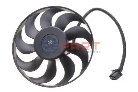 Фото Вентилятор радіатора (електричний) VW Bora/ Golf/Skoda Octavia 96-10 NRF (47398) зображення 1