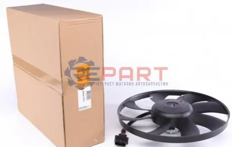 Фото Вентилятор радіатора (електричний) Skoda Roomster/Fabia 03-10 NRF (47410) зображення 1