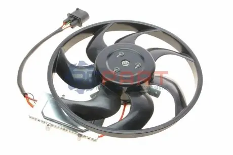 Вентилятор охолодження двигуна Audi Q7/VW Touareg 2.5-6.0 02-15 (L) (d=300mm) NRF 47589 Купити в Україні