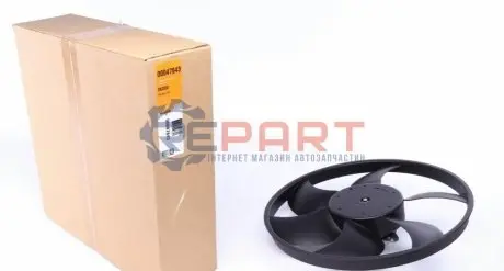 Вентилятор радіатора (електричний) Renault Master/Opel Movano 1.9-3.0D 98 NRF 47643 Купити в Україні