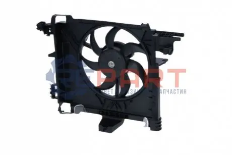 Фото 1 — Вентилятор радіатора Smart Fortwo 07- (з дифузором) NRF (47729) Фото Вентилятор радіатора Smart Fortwo 07- (з дифузором) NRF (47729) зображення 1