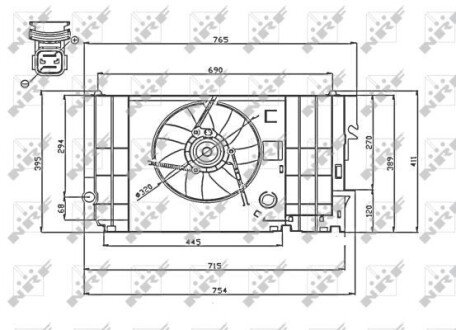 Автозапчасть NRF 47740