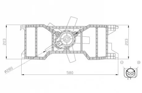 Автозапчасть NRF 47944