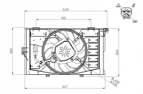 Автозапчастина NRF 47952