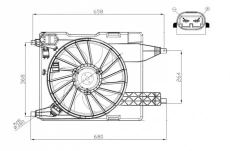 Автозапчасть NRF 47966
