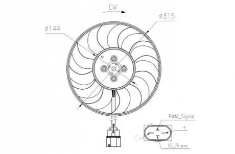 Автозапчасть NRF 47970