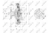 Фото Муфта вентилятора Toyota Hiece/Hilux 2.5D-4D 01-06/Land Cruiser Prado 3.0D-4D 02 NRF (49621) зображення 5