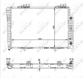 Радиатор NRF 51281