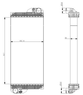 Радіатор NRF 530005