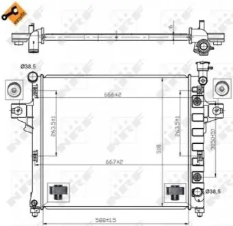 Радиатор NRF 53031