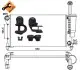 Радиатор, охлаждение двигателя NRF (53075) изображение 11