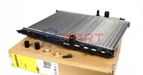 Радіатор охолодження Citroen Berlingo/Peugeot Partner 96- (544x380x24) (Економ-клас) NRF 53424A Купити в Україні