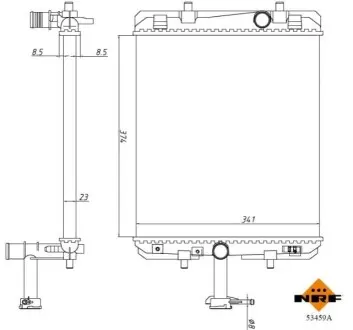 Автозапчасть NRF 53459A