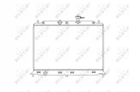 Радиатор, охлаждение двигателя NRF 53491 (фото 1)