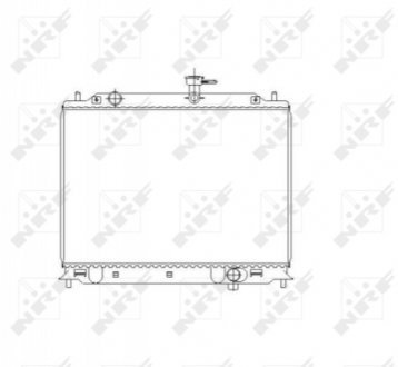 Радиатор, охлаждение двигателя NRF 53492 (фото 1)