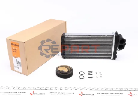 Радіатор пічки CITROEN XSARA PICASSO PEUGEOT 206, 206+ 1.1-2.0D 08.98 NRF 53634 Купити в Україні