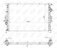 Фото Радіатор охолодження Ford FocusIII 2.0ST 12-/Galaxy/Mondeo 1.6/2.0EcoBoost/2.0/2.2TDCi 06-15 NRF (53812) зображення 2