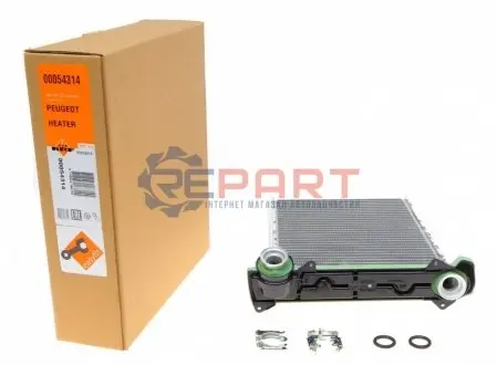 Фото 1 — Радіатор пічки Peugeot 308 1.2-2.0 07- NRF (54314) Фото Радіатор пічки Peugeot 308 1.2-2.0 07- NRF (54314) зображення 1