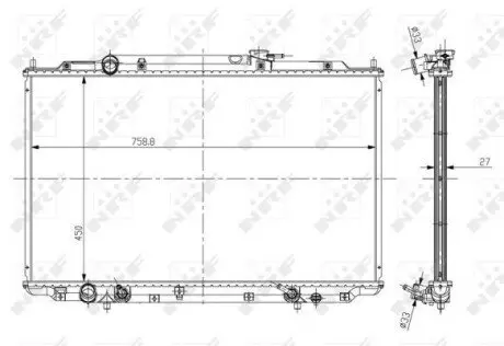 Автозапчасть NRF 56051