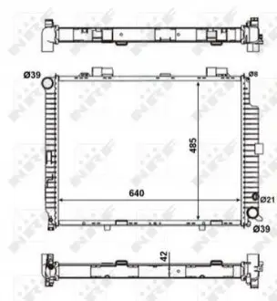 Автозапчасть NRF 56140
