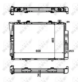 Автозапчасть NRF 56142