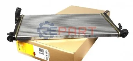 Радіатор охолодження Citroen Berlingo/Peugeot Partner 1.8D/1.9D 96- (-AC) (Економ-клас) NRF 58189A Купити в Україні